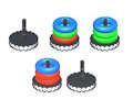 Joc Joc de puzzle Hoop Stack Brain  on-line