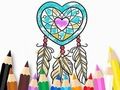 Joc Carte de colorat: Heart Dreamcatcher  on-line
