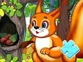 Joc Jigsaw Puzzle: Mâncare de ascuns de veveriță  on-line