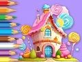Joc Carte de colorat: Lollipop House  on-line