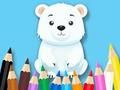 Joc Carte de colorat: Ursul Polar  on-line