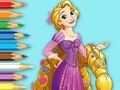 Joc Carte de colorat: Prințesa Rapunzel  on-line