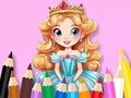 Joc Carte de colorat: Printesa Flori  on-line
