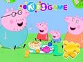 Joc Jigsaw Puzzle: Picnic în familie Peppa Pig  on-line