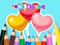 Joc Carte de colorat: Baloane inimii  on-line