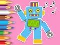 Joc Carte de colorat: Robot Dancing  on-line