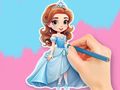 Joc Carte de colorat: Chibi Princess on-line Joc Carte de colorat: Chibi Princess on-line