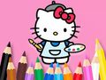 Joc Carte de colorat: pictura Hello Kitty  on-line