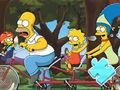 Joc Puzzle -ul jigsaw: călărie în familie Simpson on-line Joc Puzzle -ul jigsaw: călărie în familie Simpson on-line