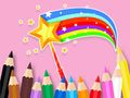 Joc Carte de colorat: Băț magic  on-line