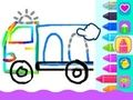 Joc Desen pentru copil mic: ambulanță  on-line