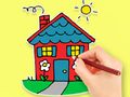 Joc Carte de colorat: Casa de vis  on-line