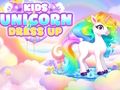 Joc Dress Up pentru copii cu unicorn  on-line