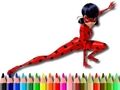 Joc Înapoi la școală Lady Bug de colorat  on-line