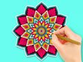 Joc Carte de colorat: Mazy Flower  on-line