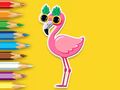 Joc Carte de colorat: Flamingo  on-line