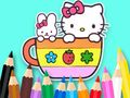 Joc Carte de colorat: Kitty Cup  on-line