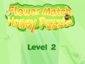 Joc Puzzle cu miere de potrivire de flori  on-line