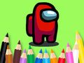 Joc Carte de colorat: Printre noi  on-line