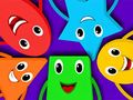 Joc Test pentru copii: forme colorate  on-line