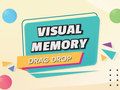 Joc Memorie vizuală Drag Drop  on-line