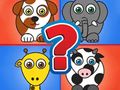 Joc Test pentru copii: bun simț al animalelor  on-line