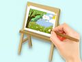 Joc Carte de colorat: Planșă de desen Paysage  on-line
