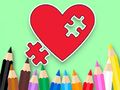Joc Carte de colorat: BTS Heart Jigsaw  on-line