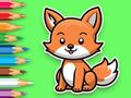 Joc Carte de colorat: Baby Fox  on-line