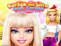 Joc Provocarea covorului roșu Barbie și Lara  on-line