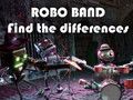 Joc Robot Band - Găsiți diferențele  on-line