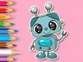 Joc Carte de colorat: Smile Robot  on-line