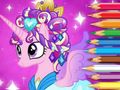 Joc Carte de colorat: Pony Princess  on-line