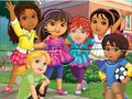 Joc Puzzle -ul jigsaw: Dora în oraș on-line