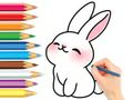 Joc Carte de colorat: Cute Rabbit  on-line