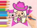 Joc Carte de colorat: Lumea Toca Boca  on-line