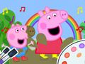 Joc Carte de colorat: Peppa Pig Muddy Funny  on-line