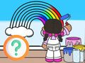 Joc Test pentru copii: Colorează cerul  on-line