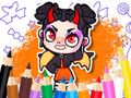 Joc Carte de colorat: Avatar World Cute Devil  on-line