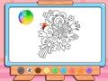 Joc Carte de colorat: Buchet de flori  on-line