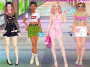 Joc Makeover de modă al echipei de fete de colegiu on-line