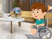 Joc Ajutați băiatul cu dizabilități  on-line