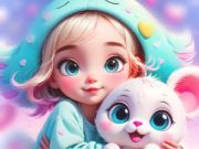 Joc Puzzle -ul jigsaw: bebeluș dulce on-line