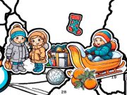 Joc Puzzle cu carte de autocolante: colorează după număr  on-line