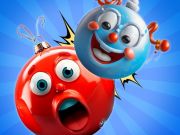Joc Îmbină jucăriile Balls de Anul Nou în 3D!  on-line