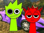 Joc Squid Sprunki Shooter Game 2 on-line