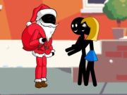 Joc Stickman Moș Crăciun  on-line