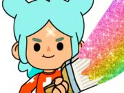 Joc Carte de colorat: Toca Boca Rita  on-line
