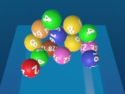 Joc Fuzionați bilele 2048: Biliard!  on-line