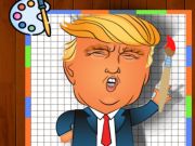 Joc Timp de colorat Trump  on-line